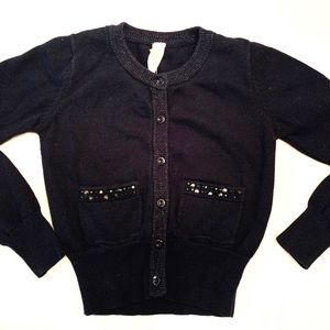 Cherokee Black Shimmer Sweater